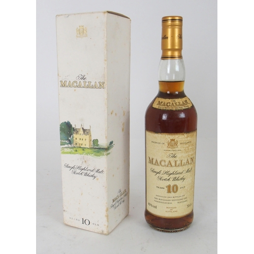 623 - THE MACALLANSingle Highland Malt Scotch Whisky Matured In Sherry Wood 10 Year Old, Lagavulin White H... 