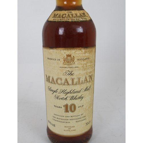 623 - THE MACALLANSingle Highland Malt Scotch Whisky Matured In Sherry Wood 10 Year Old, Lagavulin White H... 