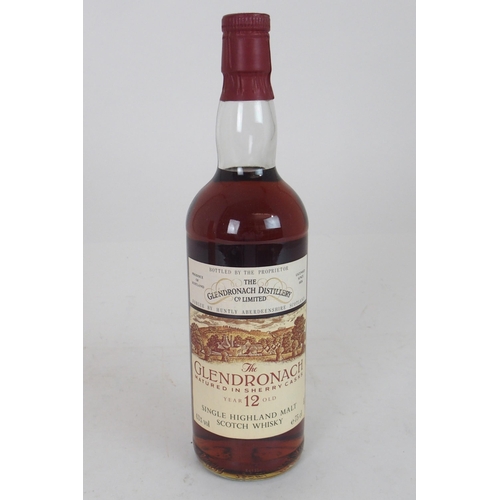 632 - GLENDORACH 12 YEAR OLD SINGLE MALT WHISKY matured in sherry casks