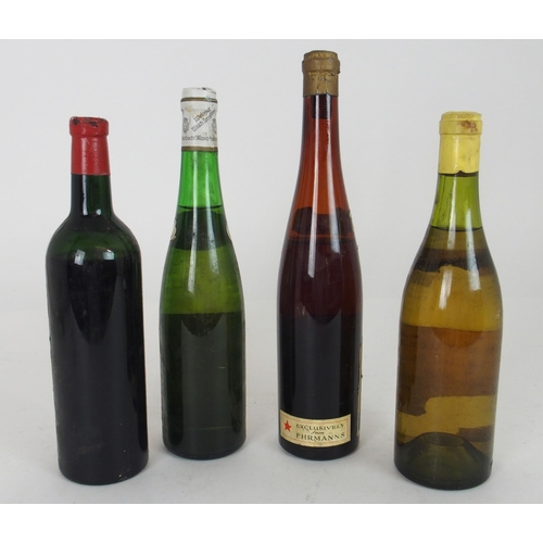 639 - ULRICH LANGGUTH TRABEN-TRARBACH 1961,  Liebfraumilch Engelsgruss 1929 Auslese, Lebegue Cru Lartique ... 