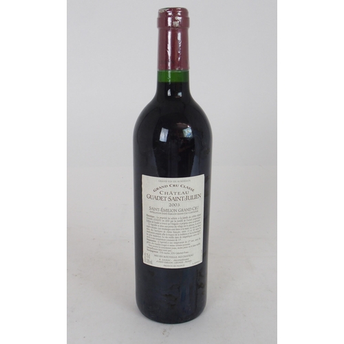 648 - CHATEAU GUADET-SAINT JULIEN Grand Cru Classe, Saint-Emillion 2003 (9)