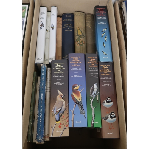 120 - A lot of six boxes of assorted hardback books (6)