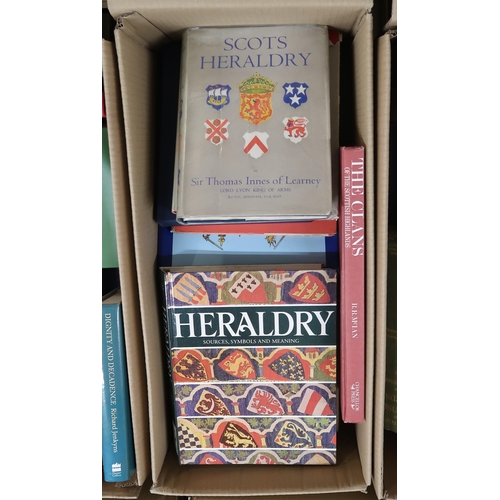 140 - A lot of nine boxes of assorted hardback books (9)