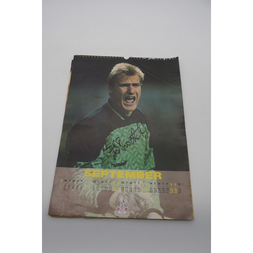 507 - TOTTENHAM HOTSPUR The Official Tottenham Hotspur Calendar 1991 presented by Holstein Pils with eleve... 