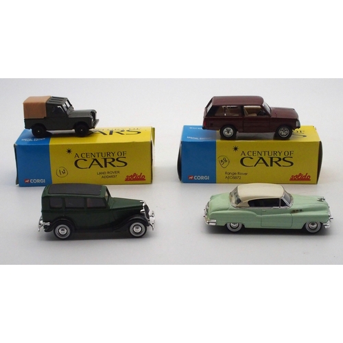 531 - Corgi model cars, A Century of Cars with Triumph Herald, Austin Healy, VW Beetle, Fiat X1/9 etc (38)