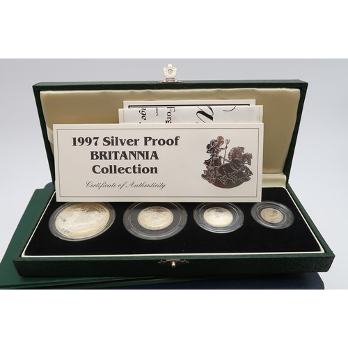 480 - A lot of commemorative coins with silver examples