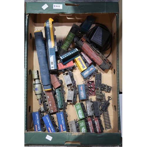 514 - A quantity of model railway engines, rolling stock, track etc