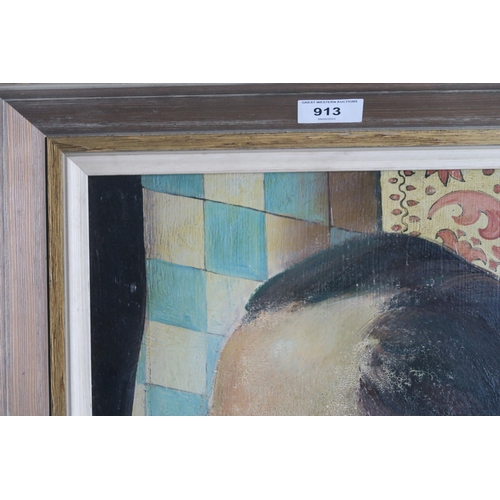 913 - WILLIAM CROSBIE RSA RGI (1915-1999)ROBERT BLAIR WILKIE Oil on board, signed lower right, dated (19)4... 