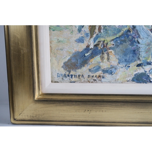 928 - DOROTHEA SHARP (BRITISH 1874-1955)FEEDING TIME Oil on canvas, signed lower left, 62 x 75cm (24.5 x 2... 