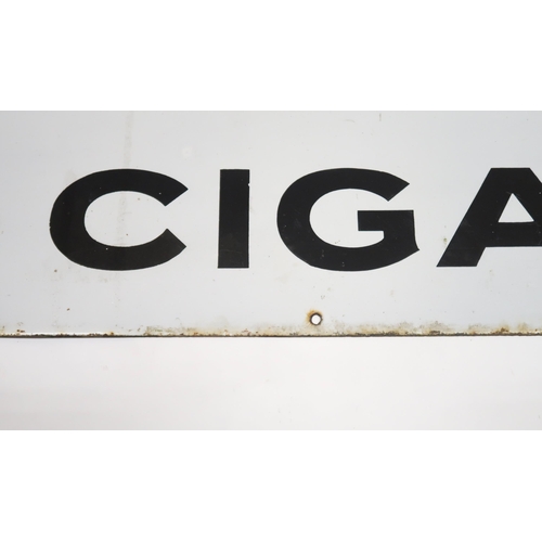 534 - WILL'S STAR CIGARETTESenamel advertising sign 182cm x 38cm