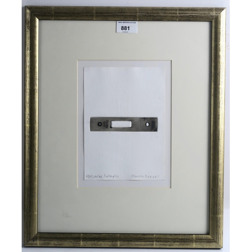 1028D - PHILIP REEVES RSA,PRSW,RGI,RE (SCOTTISH 1931-2017)HORIZONTAL INTAGLIO Etching and embossment, signed... 