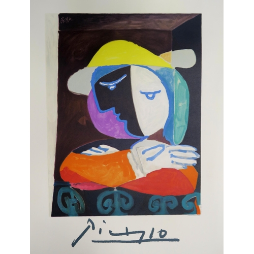 1002 - AFTER PABLO PICASSO (SPANISH 1881-1973)FEMME AU BALCONLimited Edition Lithograph on Papier des Arche... 