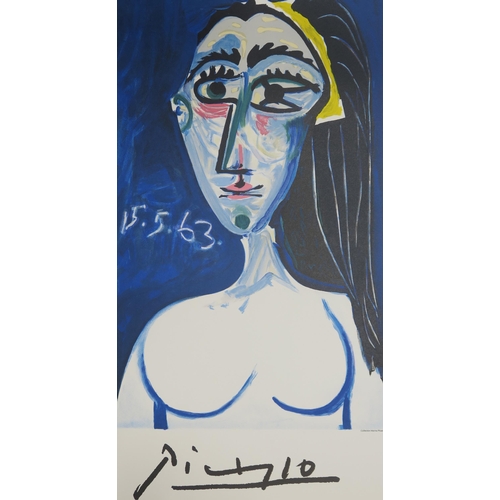 1003 - AFTER PABLO PICASSO (SPANISH 1881-1973)BUSTE DE FEMME NUE FACELimited Edition Lithograph on Papier d... 