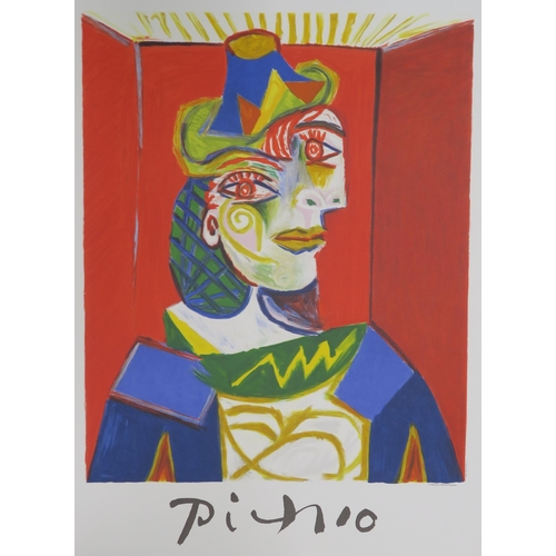 1004 - AFTER PABLO PICASSO (SPANISH 1881-1973)BUSTE DE FEMME Limited Edition Lithograph on Papier des Arche... 