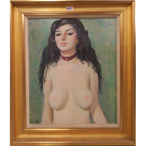 1058 - WILLIAM CROSBIE RSA RGI (1915-1999)UNE REVE TUEE Oil on board, signed upper right, 60 x 50cm&nb... 