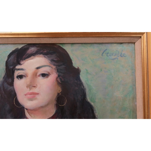 1058 - WILLIAM CROSBIE RSA RGI (1915-1999)UNE REVE TUEE Oil on board, signed upper right, 60 x 50cm&nb... 