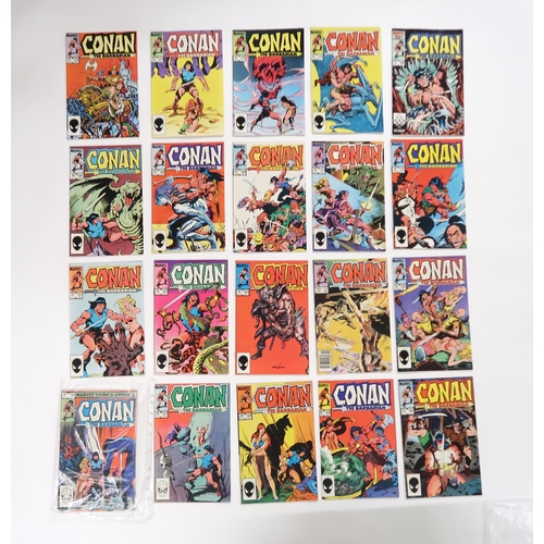 485 - A collection of Marvel comics comprising; Conan the Barbarian 39-41, 47-58, 64-65, 68-69, 71-75, 100... 