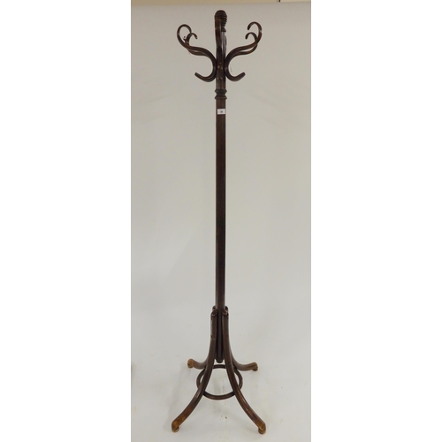30 - A 20th century bentwood hat and coat stand