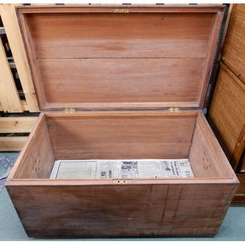 78 - An early 20th century blanket chest