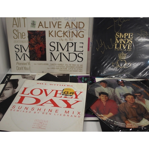 544E - SIMPLE MINDS vinyl records, an extensive collection with Celebrate 12