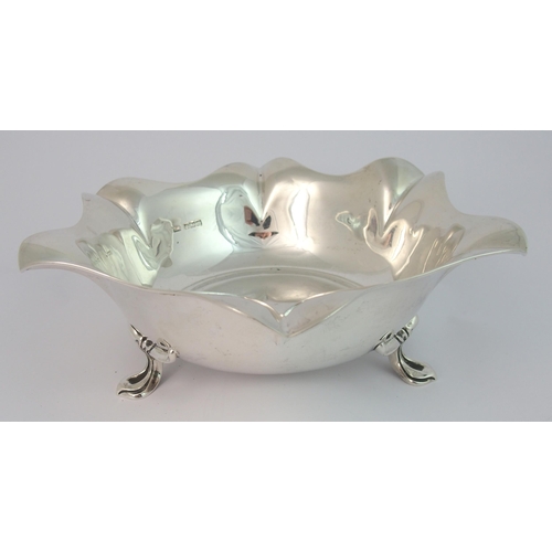 153 - A silver fruit bowl