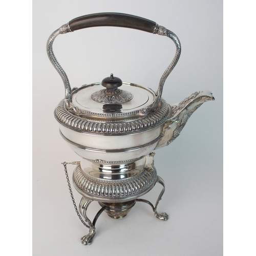 159 - A silver four piece tea service