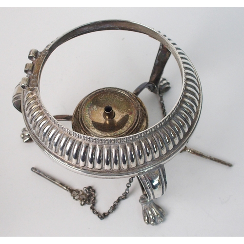 159 - A silver four piece tea service