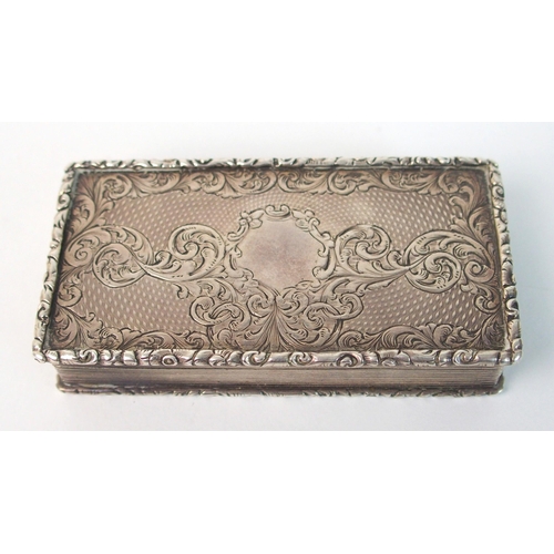 162 - A silver snuff box