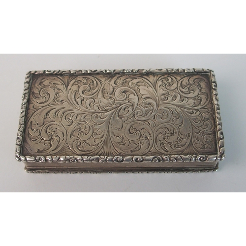 162 - A silver snuff box