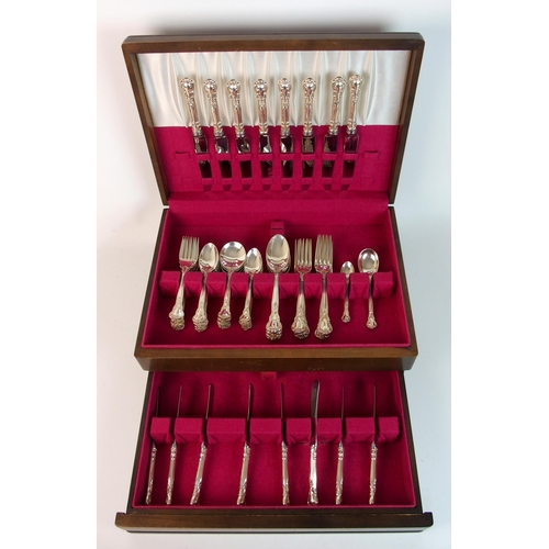 174 - A Birks sterling silver part cutlery set