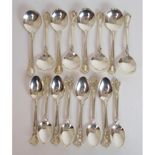 174 - A Birks sterling silver part cutlery set