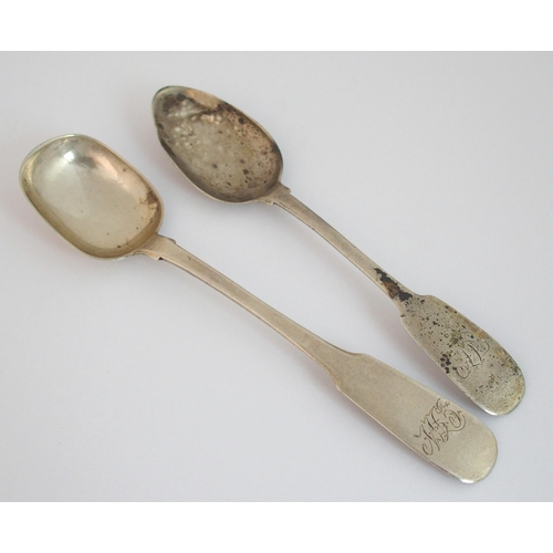 177 - A pair of Scottish Provincial silver tablespoons