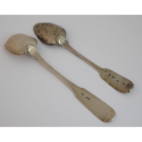 177 - A pair of Scottish Provincial silver tablespoons