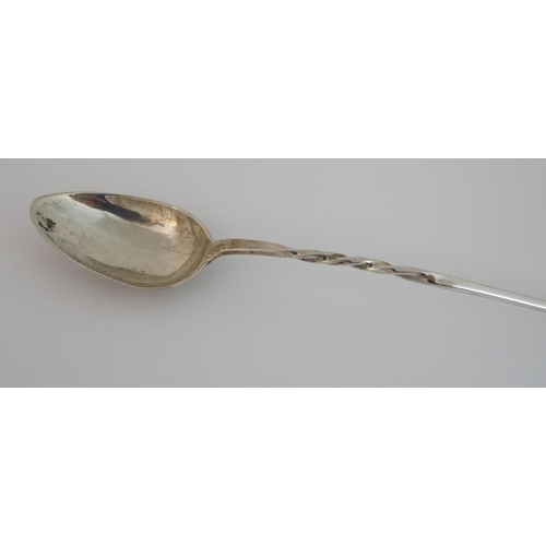 178 - A rare Scottish provincial silver mash spoon