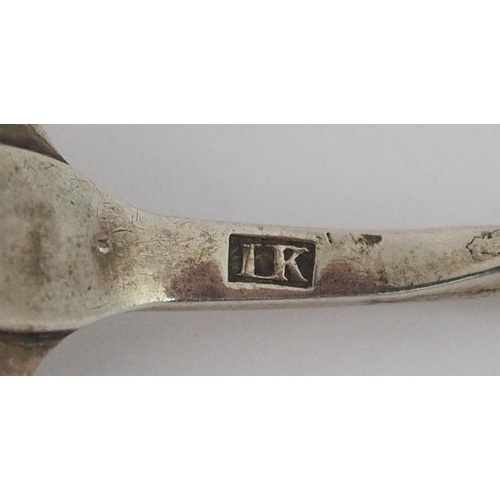 178 - A rare Scottish provincial silver mash spoon