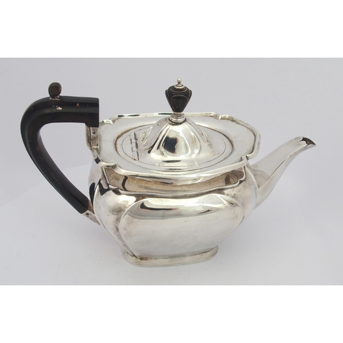 200 - A four piece silver tea service