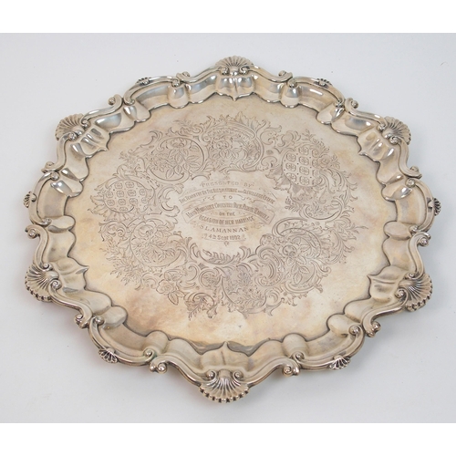 204 - A silver salver