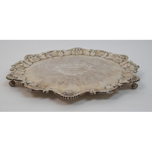 204 - A silver salver