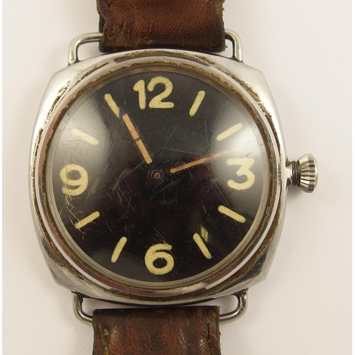 237 - A Panerai Type D Model 3646 Military Wristwatch