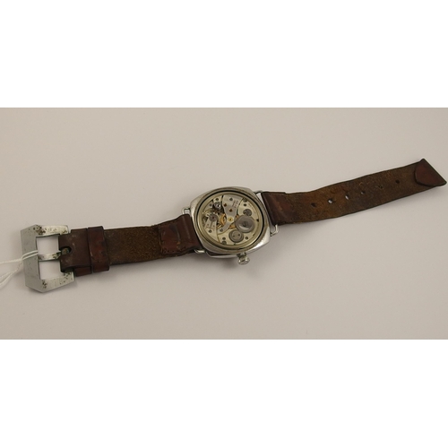 237 - A Panerai Type D Model 3646 Military Wristwatch