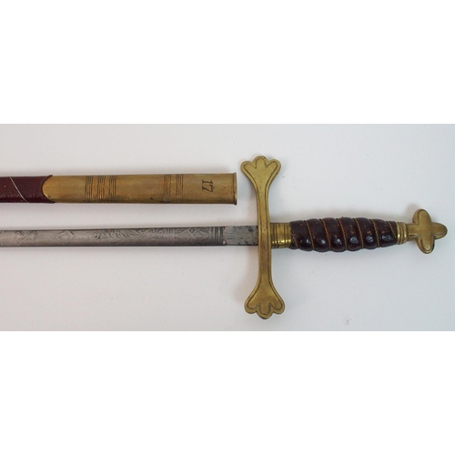 246 - A Knights Templar Sword