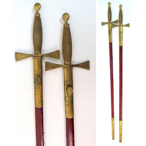 247 - A pair of Knights Templar Swords