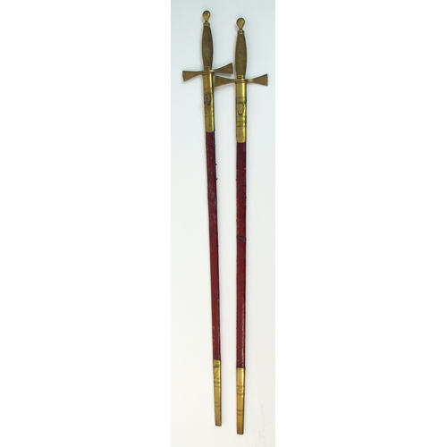 247 - A pair of Knights Templar Swords