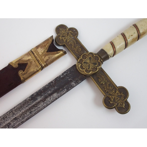 249 - A Knights Templar Sword