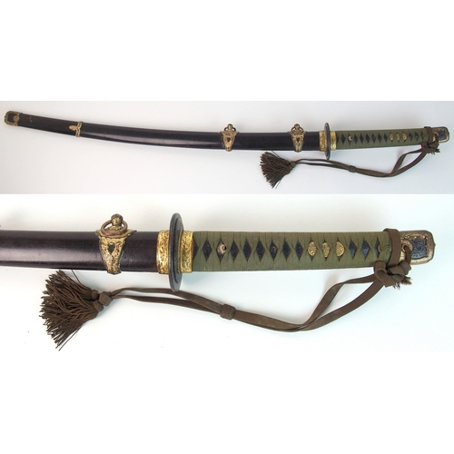 259 - A WWII Japanese Kiagunto (Naval) Daito (long sword)