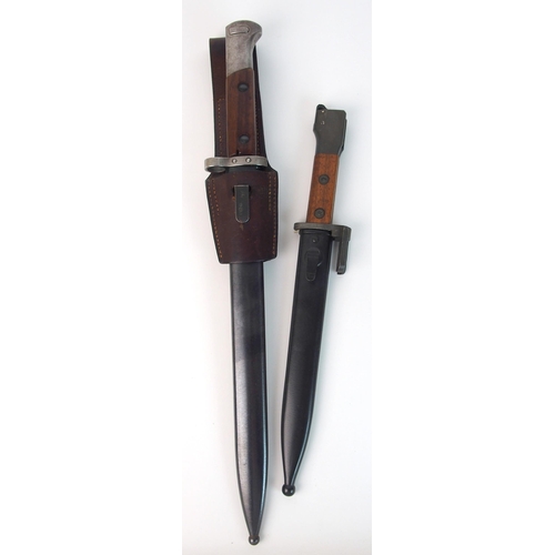 262 - A Czech Lion 1923 - WWII bayonet and scabbard