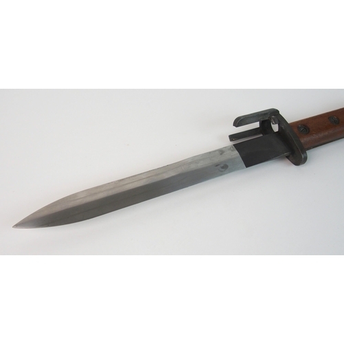 262 - A Czech Lion 1923 - WWII bayonet and scabbard