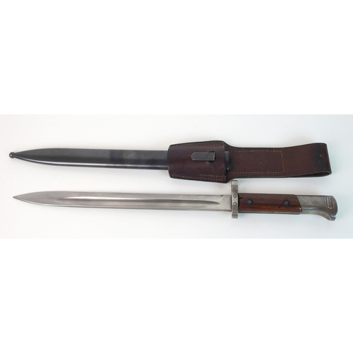 262 - A Czech Lion 1923 - WWII bayonet and scabbard