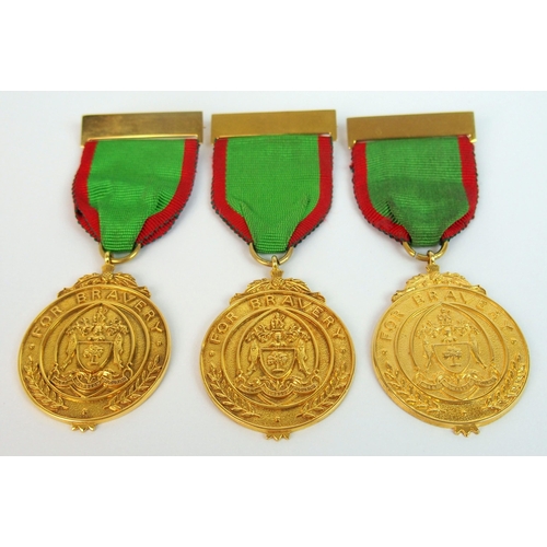 265 - Three Strathclyde gold medals for bravery