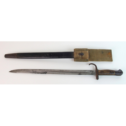 267 - A rare British 1907 pattern Enfield Bayonet